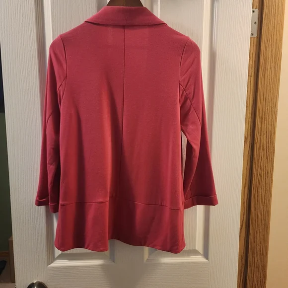 Ricki's Rose-Pink Open Front Blazer Jacket - Picture 6 of 6